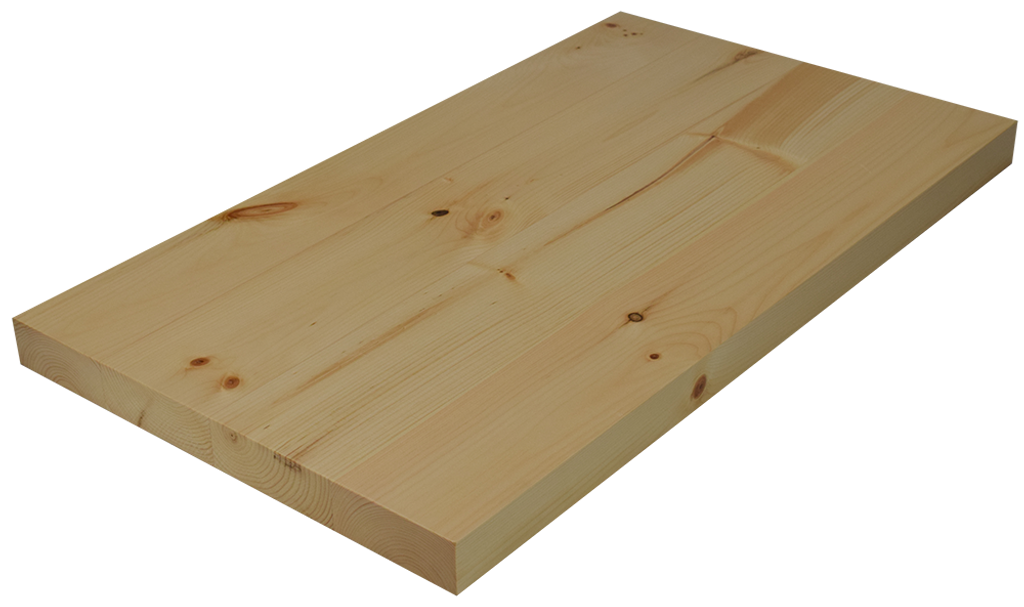 Knotty Pine Wide Plank (Face Grain) Countertop