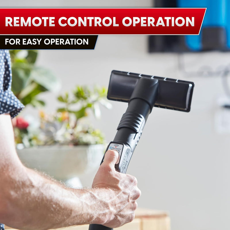 5-Gallon* 5 Peak HP† Remote Control Wall Mount Wet/Dry Vac