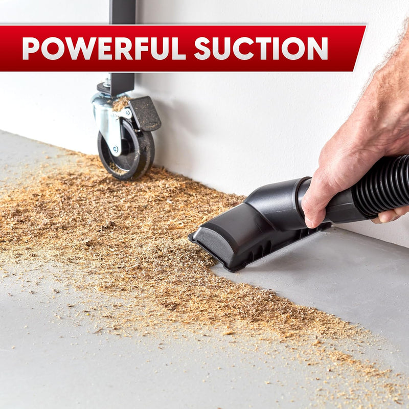 5-Gallon* 5 Peak HP† Remote Control Wall Mount Wet/Dry Vac