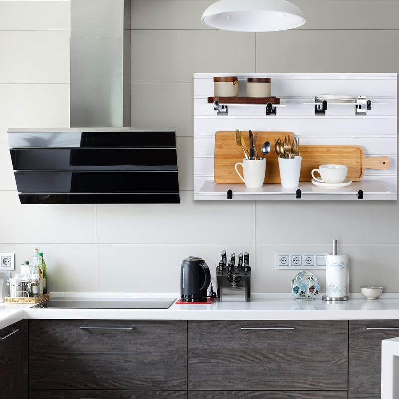 24 Pcs 12 Inch Slatwall Shelf Bracket