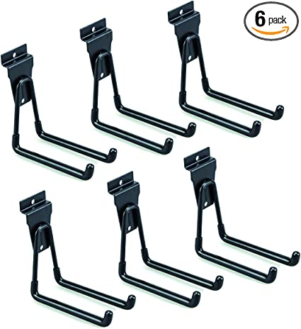 Slatwall Medium U Hooks (6 Pack)