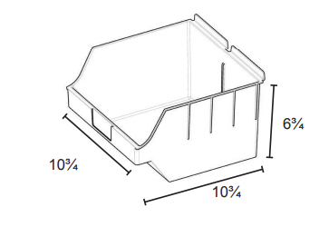 HandiWall Big STORBOX Bin