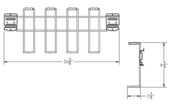 HandiWall Fishing Rod Holder