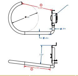 HandiWall Fat Tire Bike Hook