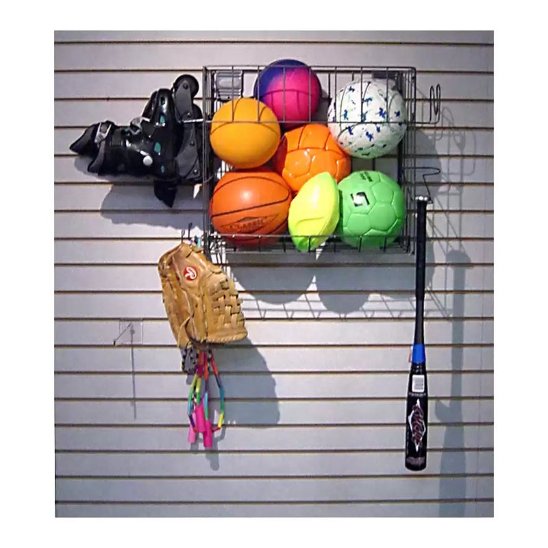 HandiWall Sports Accessory Rack 14" x 2-1/2" x 13"