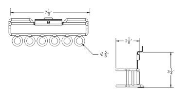 HandiWall Screwdriver Rack