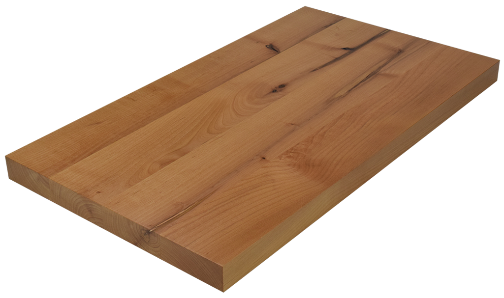 Knotty Alder Wide Plank (Face Grain) Countertop