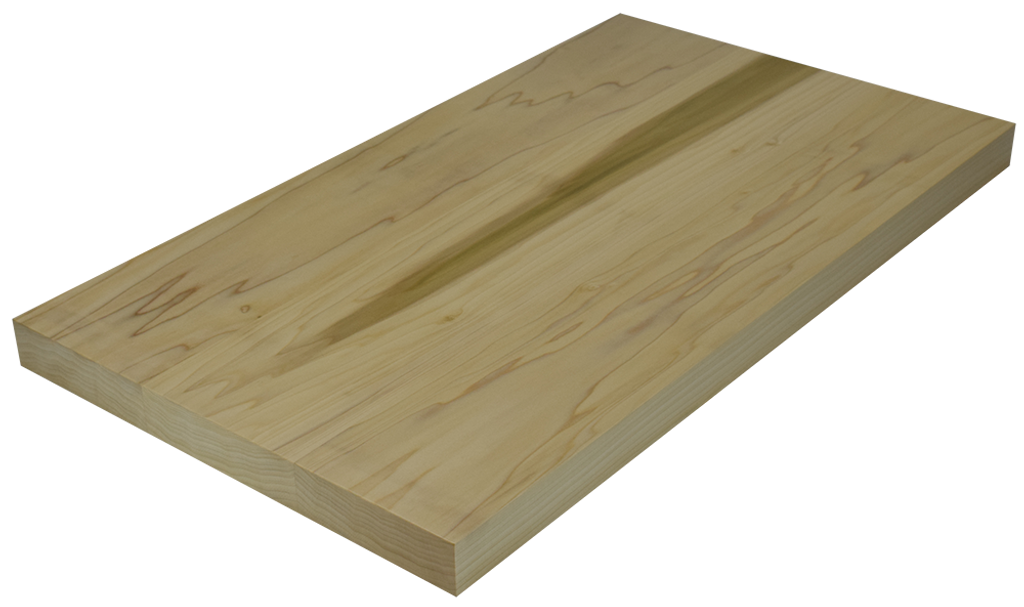 Poplar Wide Plank (Face Grain) Countertop