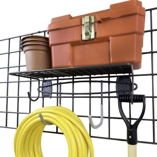 Storage Rack Shelf Hook Shelf with Hooks — Garagewerx