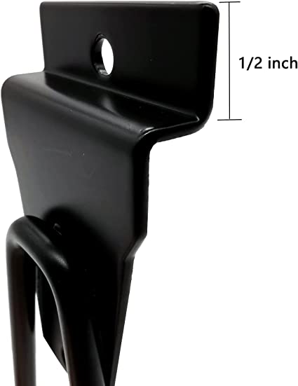 Small J Slat Wall Hanging Hooks (8 Pack)
