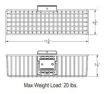 HandiWall 3″ x 12″ Basket